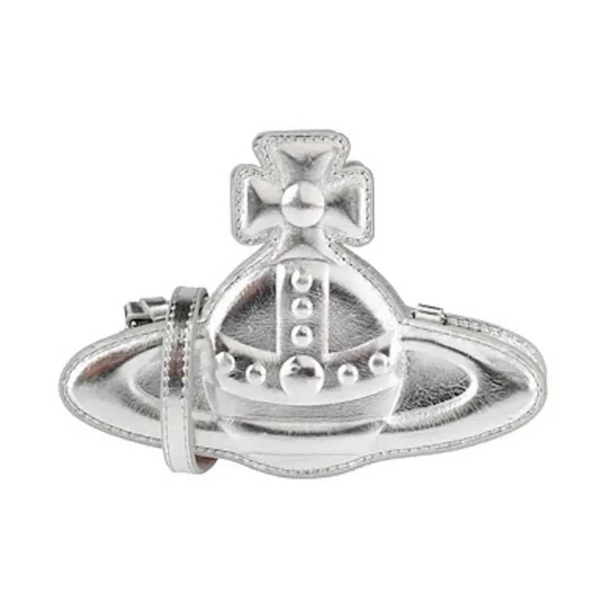 ★送料・関税込★Vivienne Westwood★ORB Logo Crossback★ Vivienne Westwood☆ORBロゴフェイデントレザーミラーキーリング