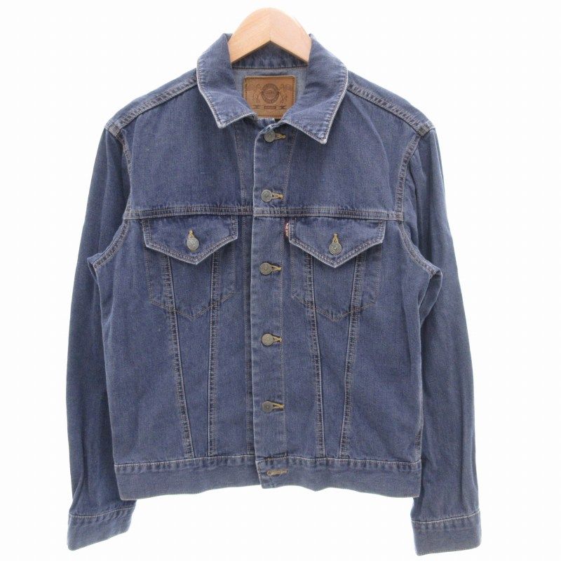 美品✨リヴドロワ　デニムジャケット　Gジャン　インディゴブルー　フリー（M相当） 美品✨リヴドロワ デニムジャケット Gジャン インディゴブルー