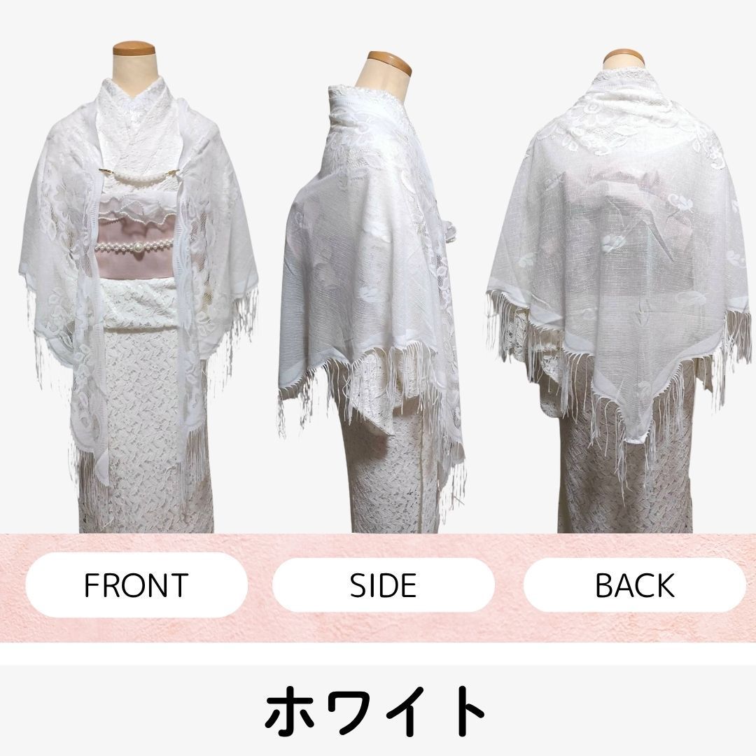 いすず織反物仕立て 透け感かわいいフォーマル ショール 着物リメイクJ70216 いすず織反物仕立て 透け感かわいいフォーマル ショール 着物