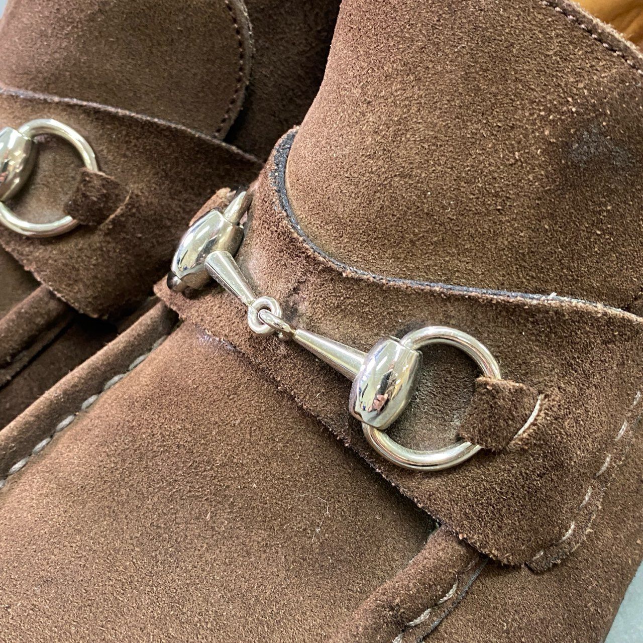 3c3 GUCCI グッチ ホースビット チャッカブーツ ショートブーツ