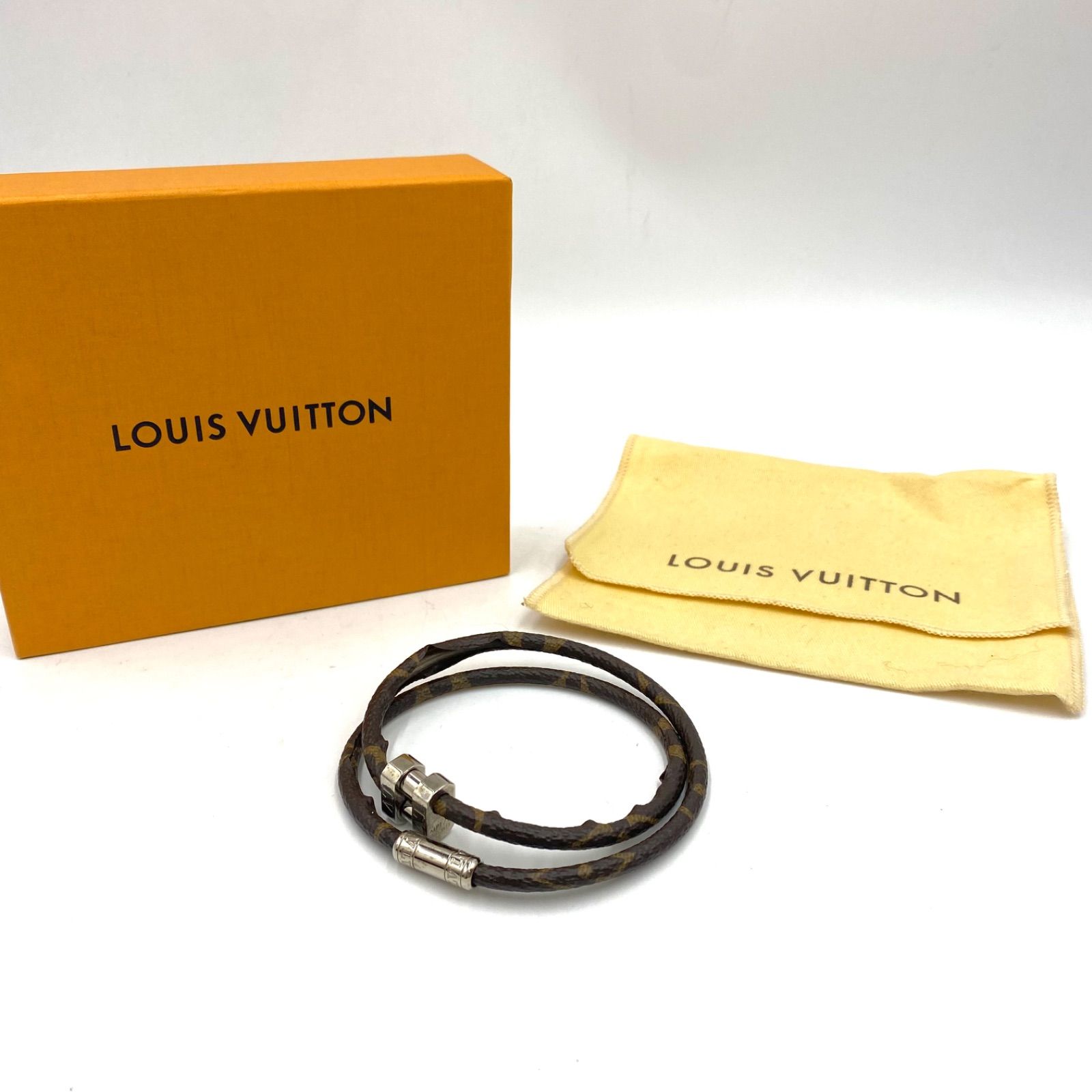 LOUIS VUITTON ルイヴィトン モノグラム エクリプス マカサー ブラスレ 