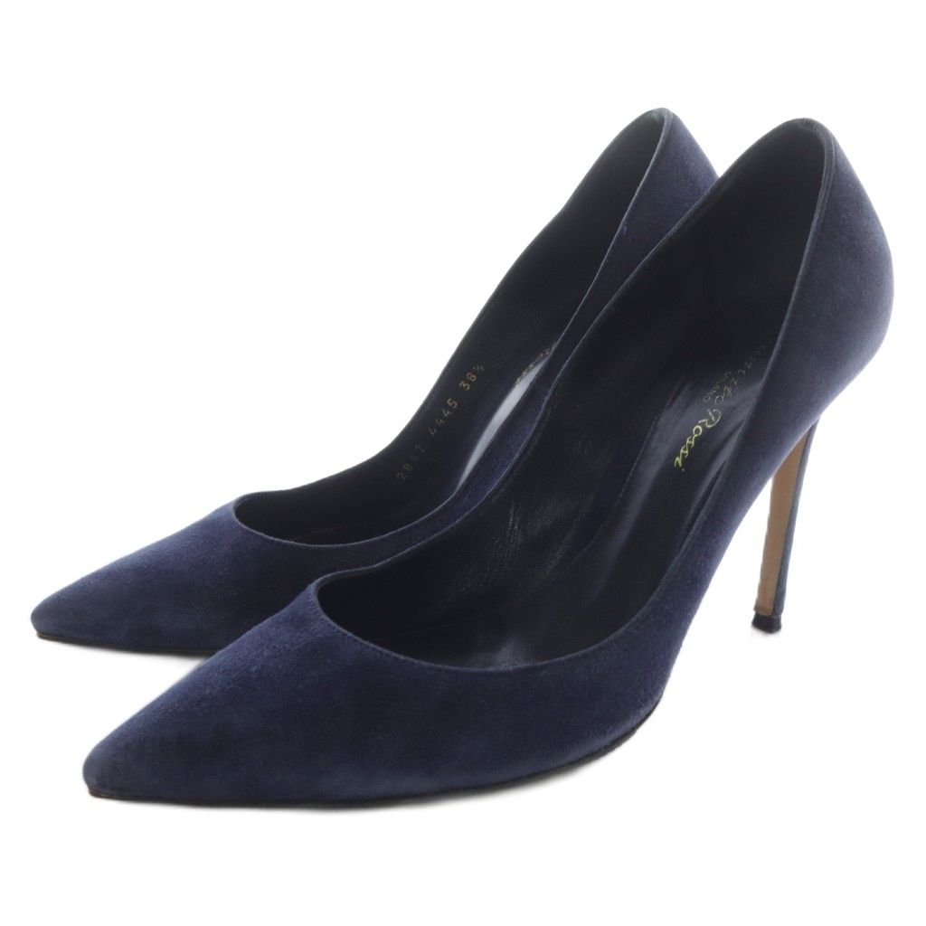 ジャンヴィトロッシ Gianvito Rossi スエード パンプス ピンヒール  
