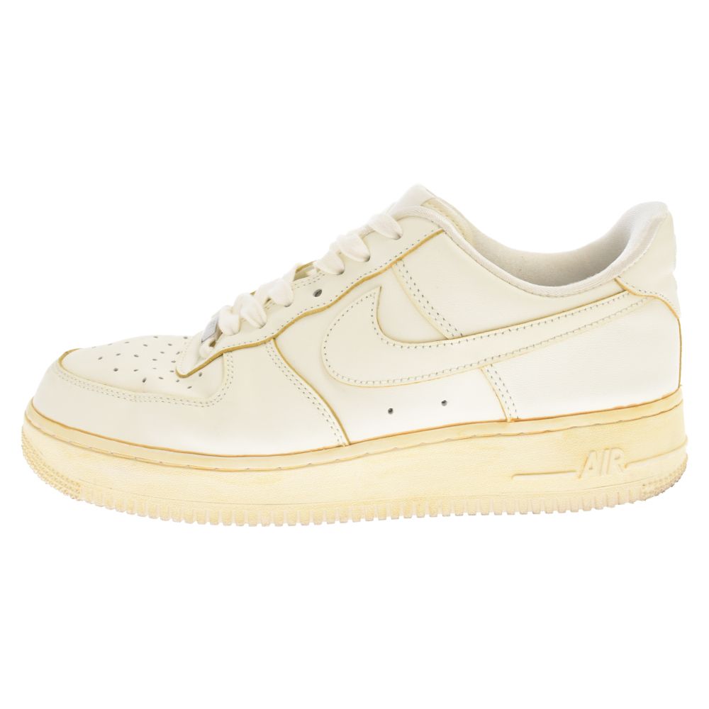 NIKE (ナイキ) AIR FORCE 1 '07 LV8 Made You Look エアフォース1 エレベイト メイドユールック  ローカットスニーカー ホワイト US8.5/26.5cm DJ4630-100