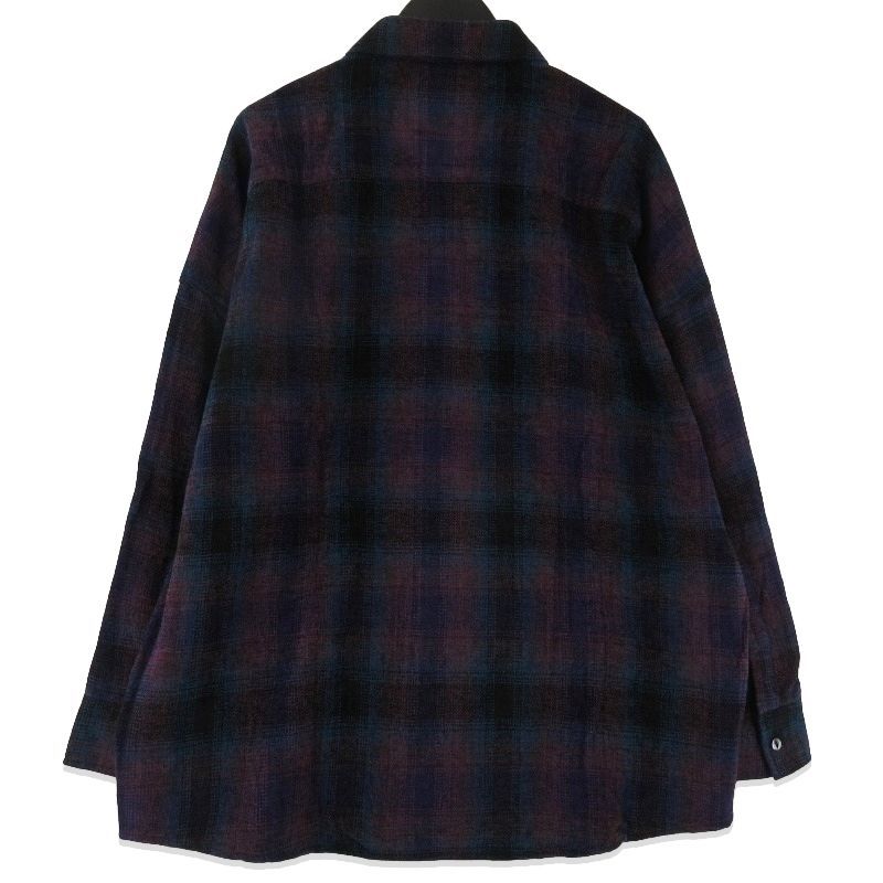 SHAREEFシャリーフ　 MOLE CHECK L/S PULLOVER SHAREEF（シャリーフ）の「MOLE CHECK L/S SHIRTS（シャツ