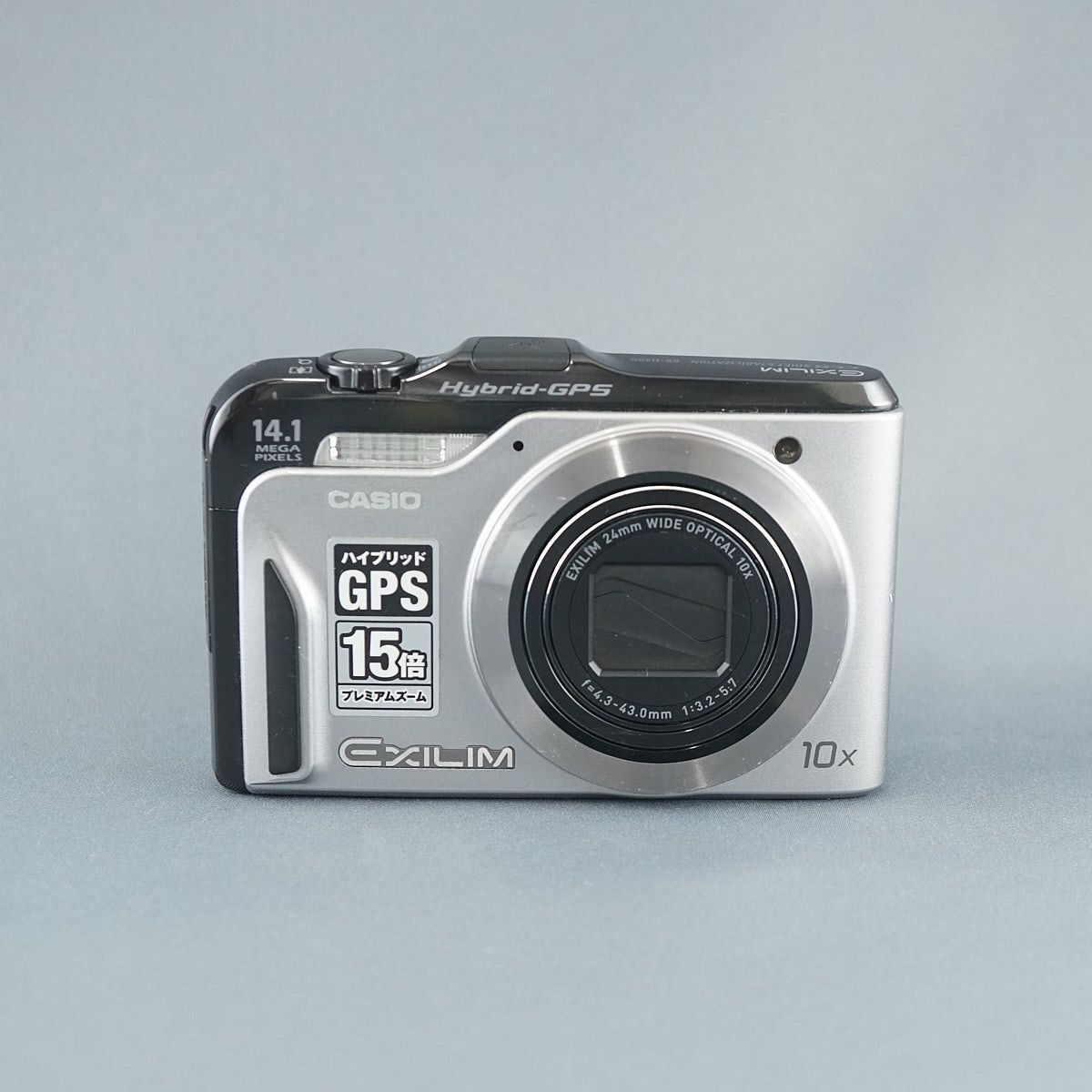 CASIO EXILIM EX-H20G デジタルカメラ 本体 バッテリー 1410万画素 光学10倍ズーム 広角24mm GPS コンデジ 動作品 難有 CE4280