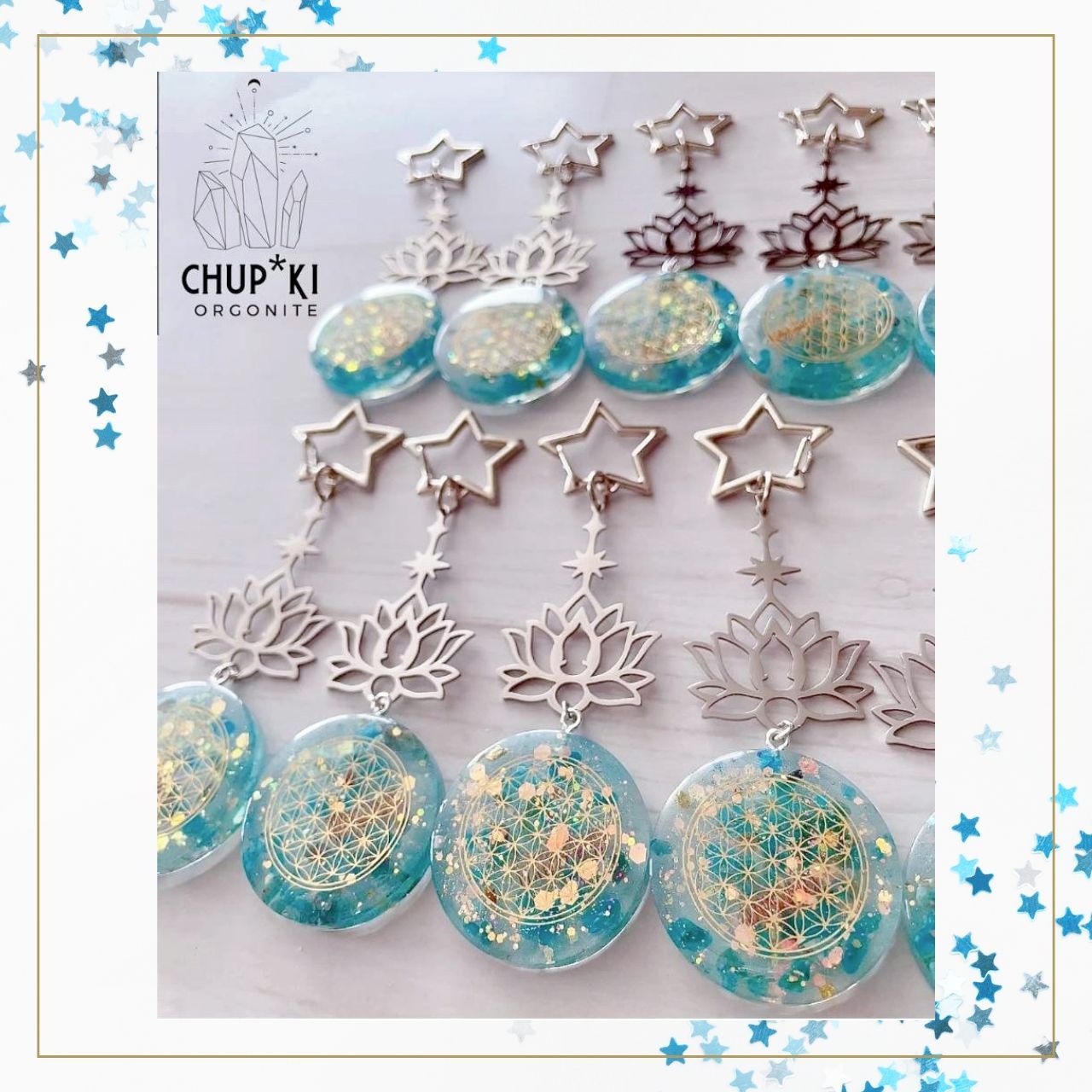 ふーか　❀龍オルゴナイトキーホルダー❀ オルゴナイト/宇宙/キーホルダー | iichi 日々の暮らしを