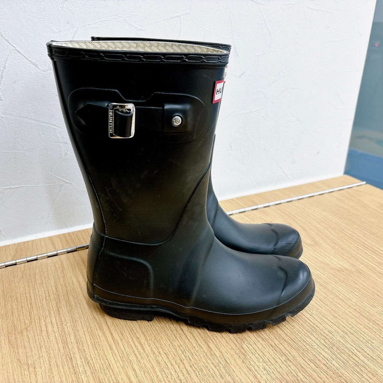 HUNTER ブラック レインブーツ22cm