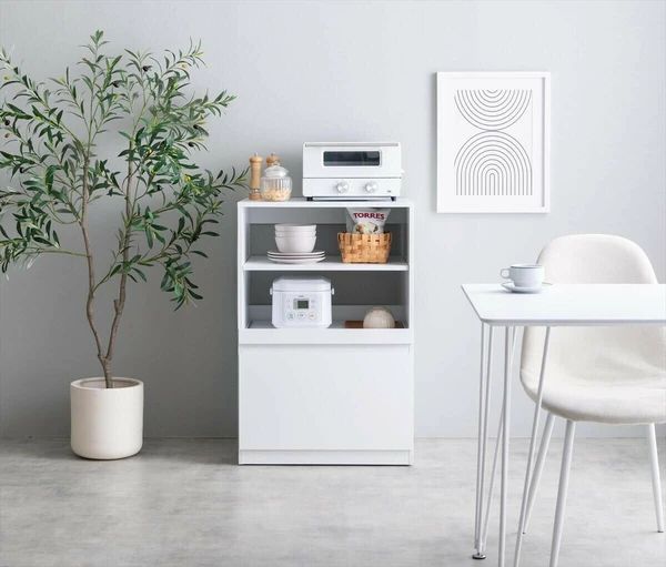 多彩な品揃え。 送料無料 幅60cm 北欧風 コンパクト キッチン 収納 レンジ台 レンジボード ラック ナチュラル シンプル コンパクト おしゃれ