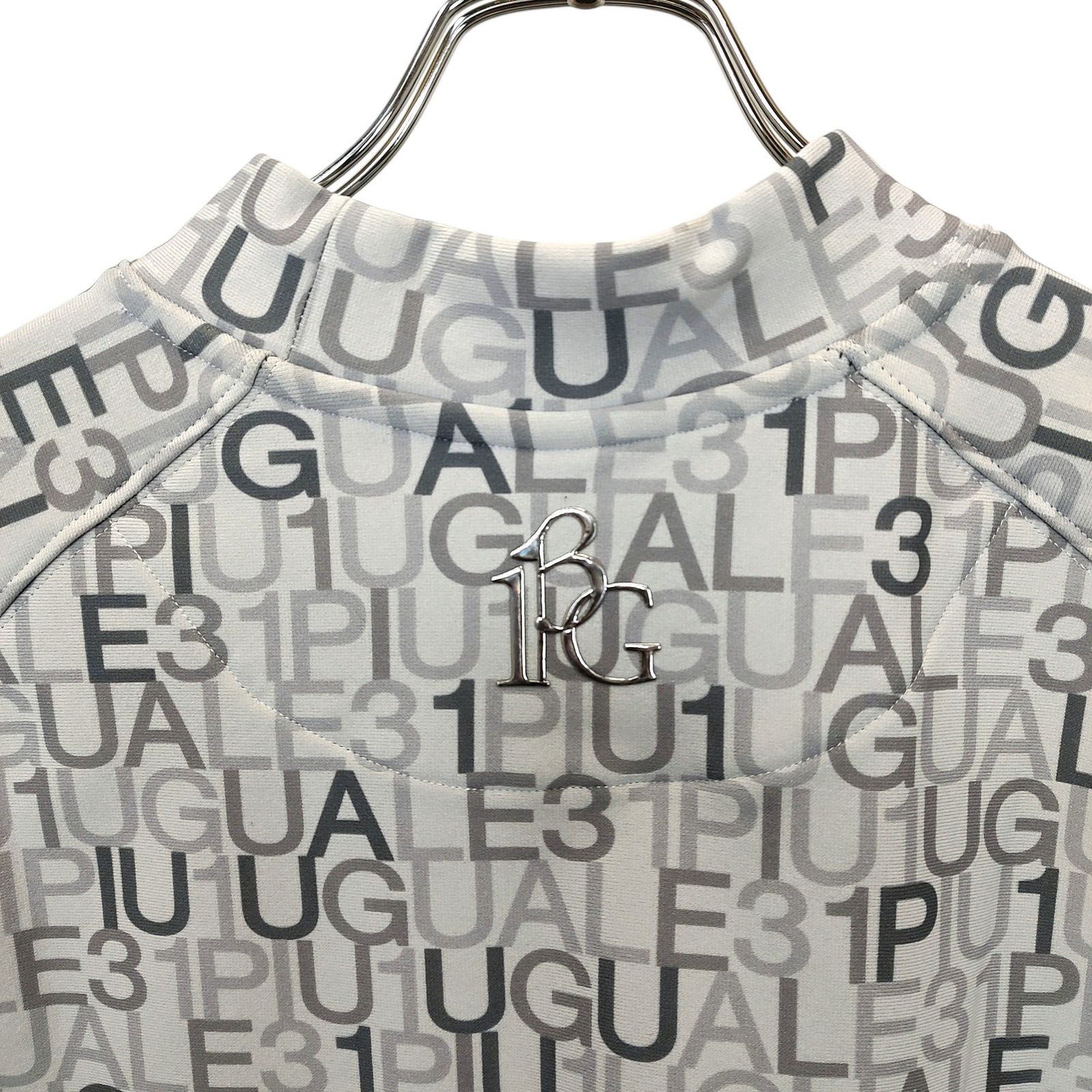 新品 1piu1uguale3 GOLF ロゴ モックネックシャツ(Ⅵ/XL)Ⓗ メンズゴルフ ポロシャツ モックネック | 1PIU1UGUALE3 GOLF(ウノピゥ