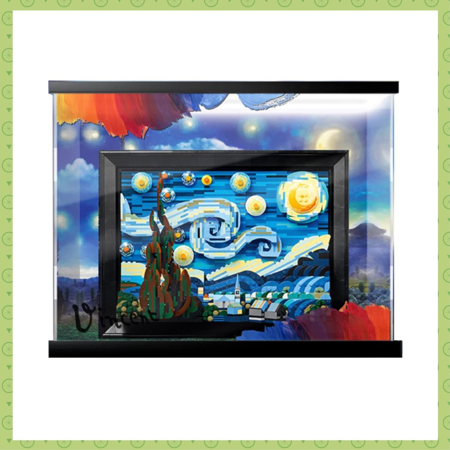 新着商品】ゴッホ 星月夜 MoMA 互換性 21333 アイデア レゴ 展示