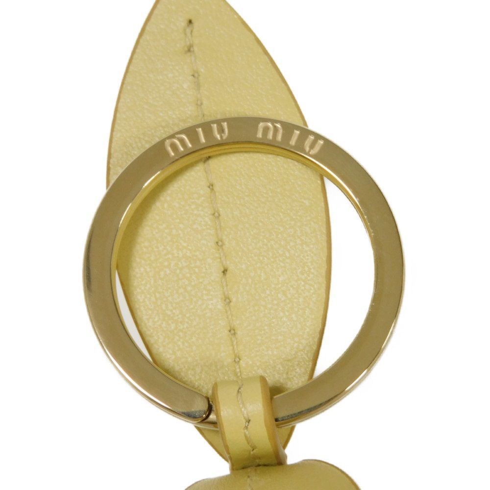 Miu Miu Leather Trick Key Charm 5TL516 WE LOVE THE NEW MIU MIU