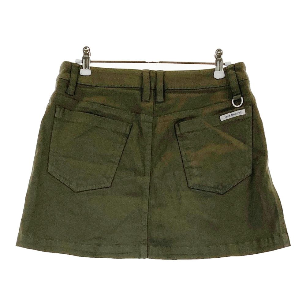 【JACKBUNNY 】フーディーとスカートセット カーキ サイズ：1 JACK BUNNY ジャックバニー インナー付スカート カーキ系