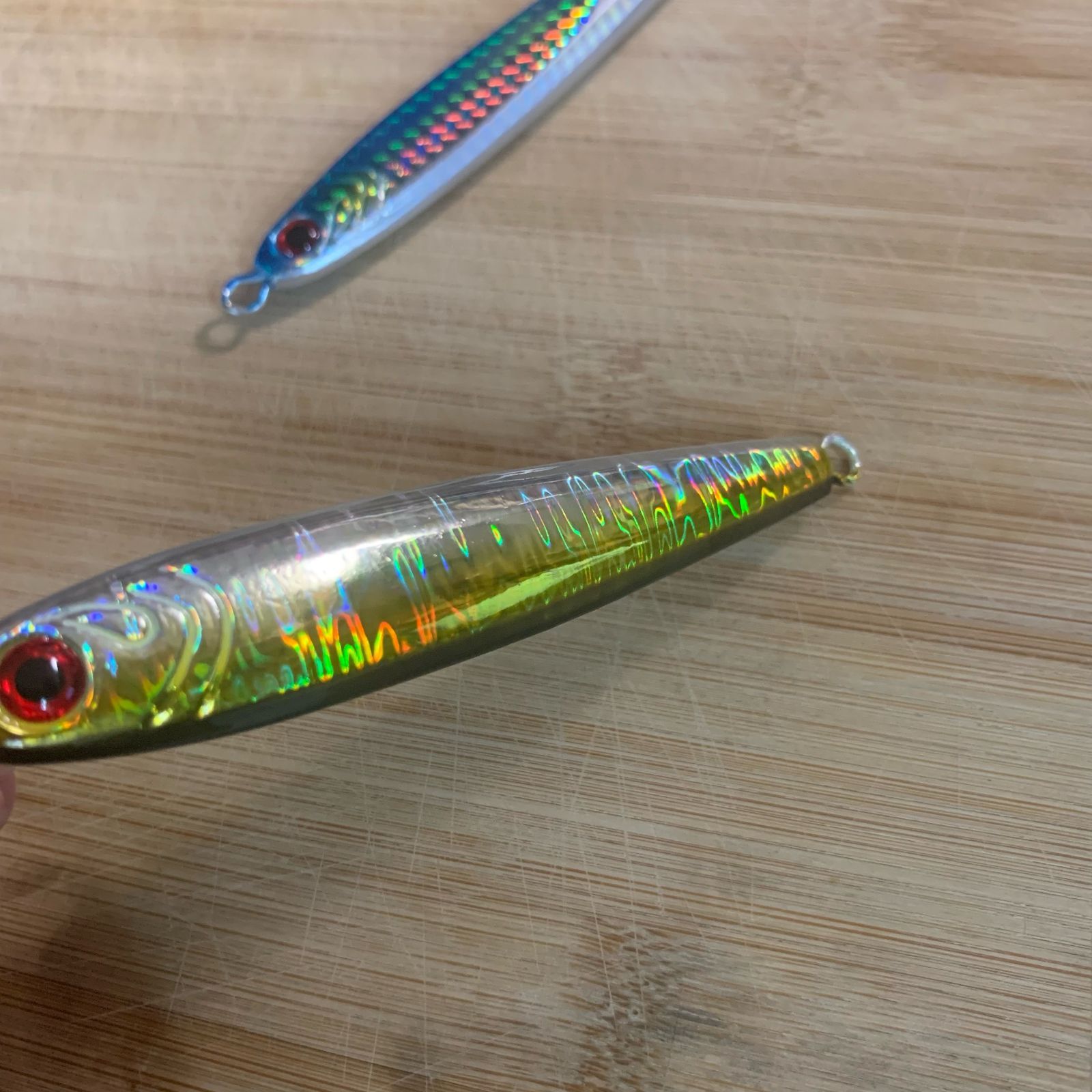 TG メタルジグ 100g 2本セット ブルー 黒金 メタルジグ ジグ 高比重 TGベイト風