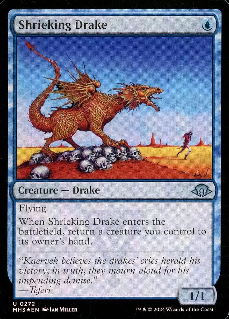 中古】マジックザギャザリング 0272[U]：【MH3】【FOIL】Shrieking