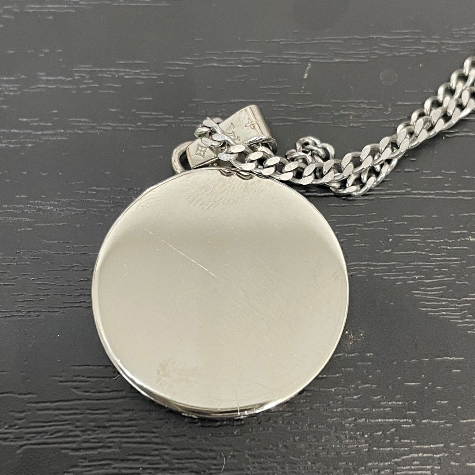 ルイヴィトン M00911 ネックレス シルバー LOUIS VUITTON コリエ・LV