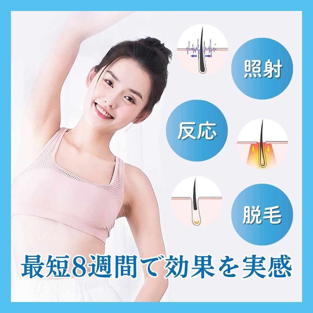 脱毛器 冷感脱毛 THORIA ソリア 光美容器 VIO脱毛 IPL 家庭用脱毛器 99