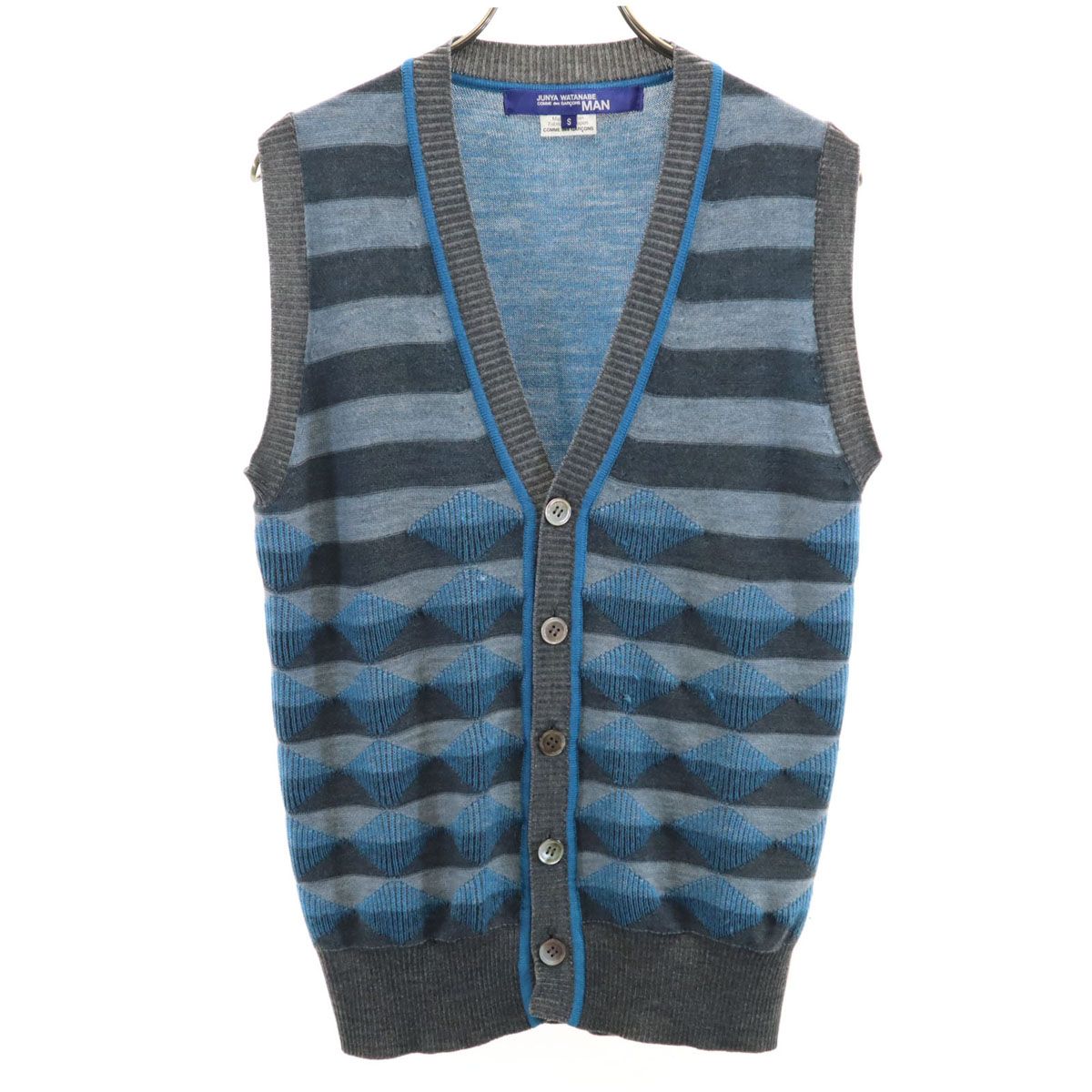 ジュンヤワタナベコムデギャルソン ニットカーディガン ジャケット ウール 厚手 JUNYA WATANABE COMME des GARCONS ジュンヤワタナベ