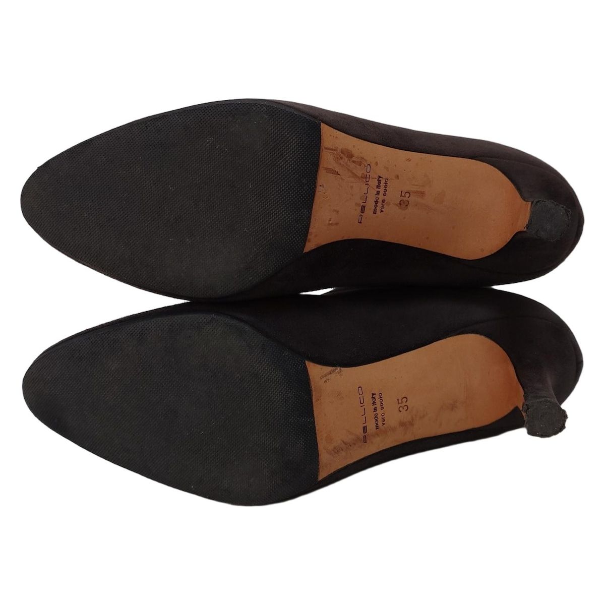 【最新種類】 PELLICO ペリーコ ショートブーツ 35 レディース - ダークグレー スタッズ|アウトソール張替済