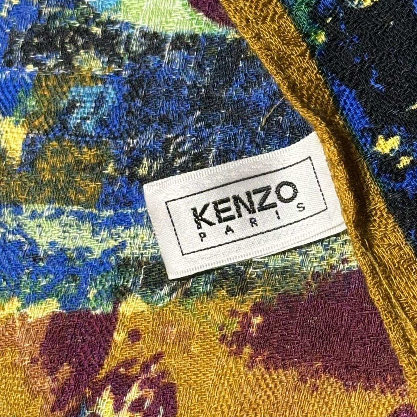KENZO(ケンゾー) 90's Oil Painting Art Graphic Stole 油絵