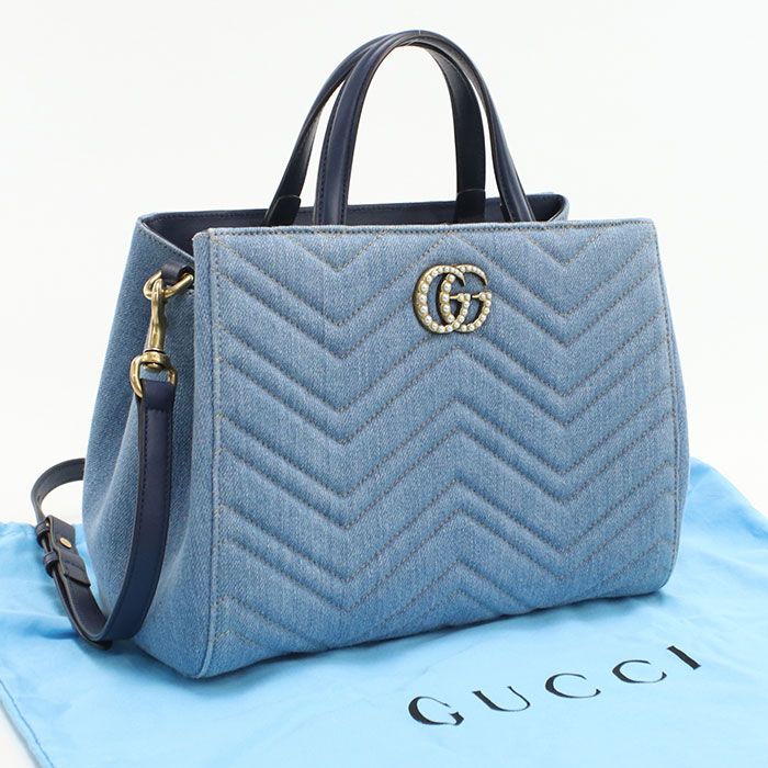 正規品　希少　極美品　グッチ財布　グッチggマーモント グッチデニム　レザー GUCCI グッチ 日本限定 GGマーモント デニム 花柄 ラウンド