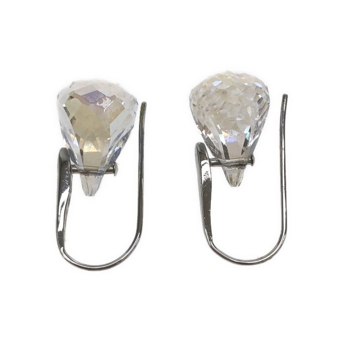 Swarovski (スワロフスキー) ⑤ ドロップピアス レディース クリア ー