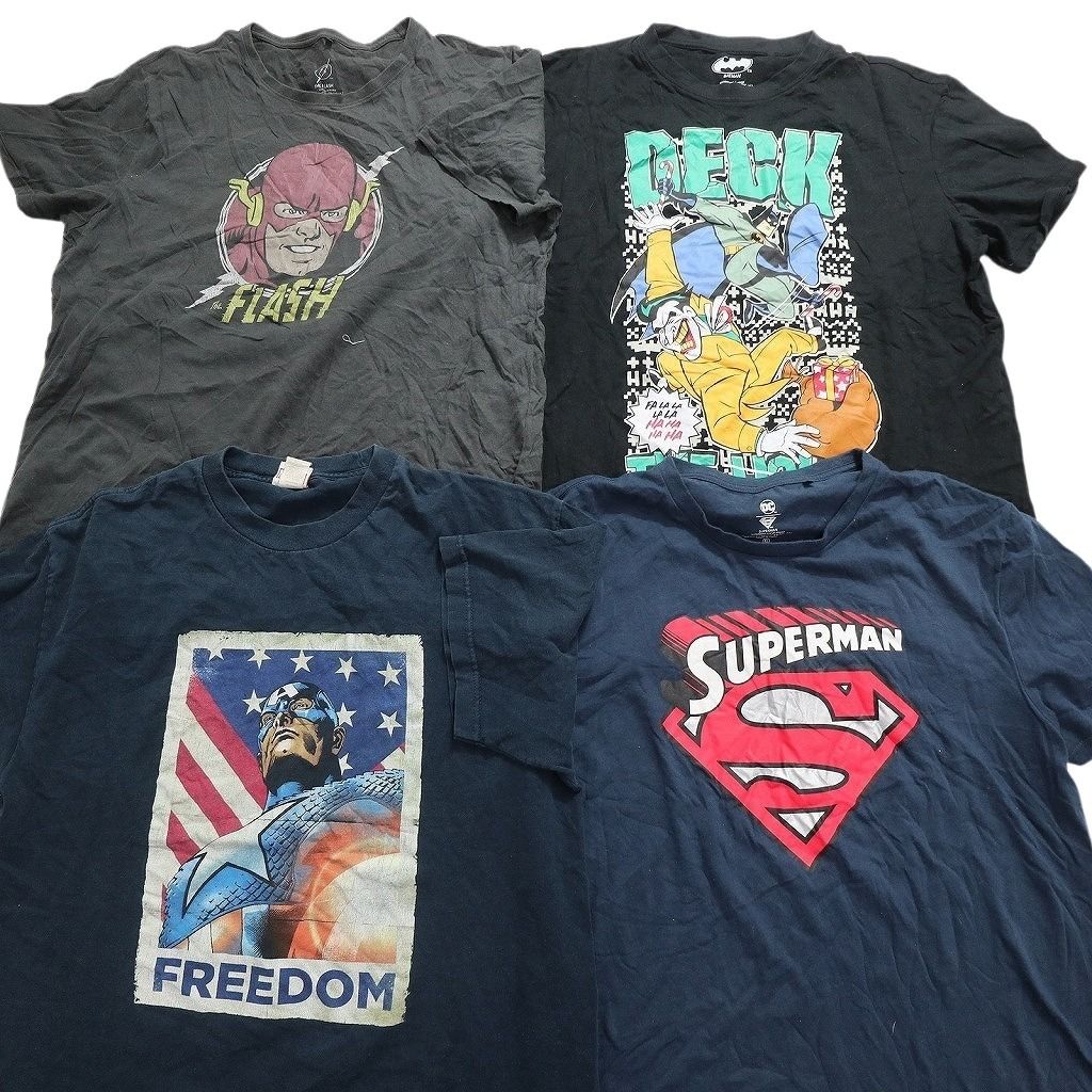 マーベル　DC まとめうり 古着卸 まとめ売り マーベル DCコミック 半袖Tシャツ 16枚セット