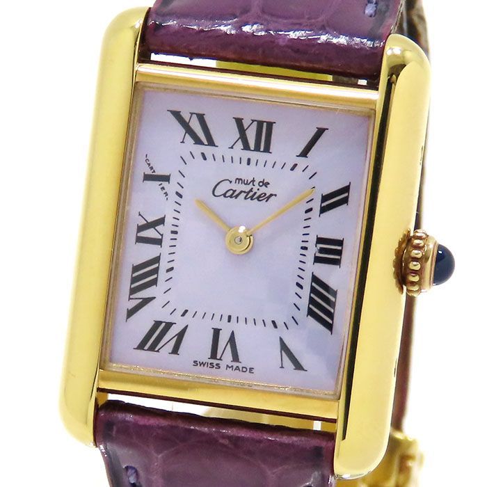 Cartier カルティエ　マストタンク　ヴェルメイユ　腕時計 CARTIER/カルティエ】 マストタンク ヴェルメイユ メカニカル