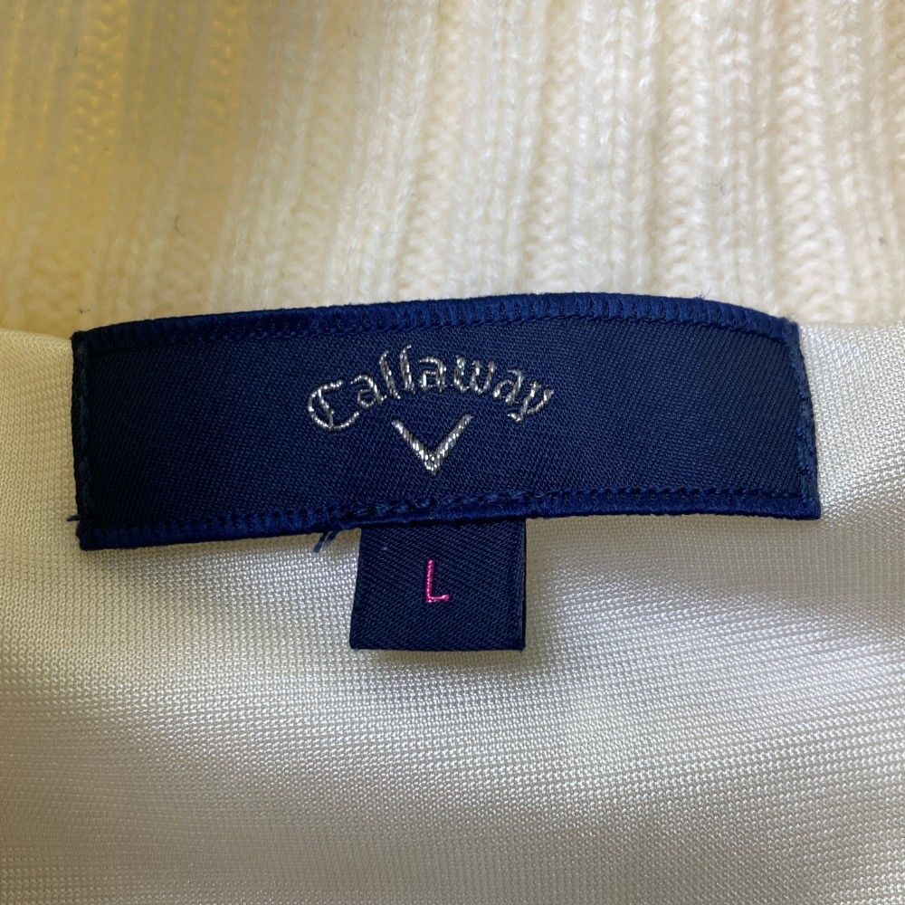 サイズ：L CALLAWAY キャロウェイ ニット ジップジャケット