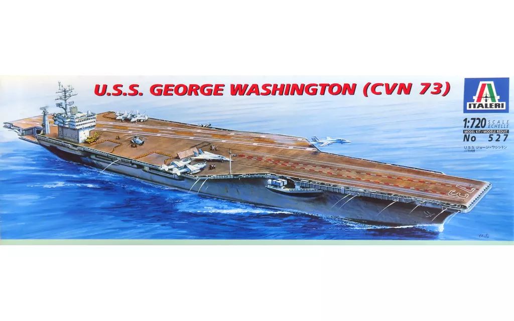 プラモデル 1/700 米国海軍原子力空母 CVN-73 ジョージワシントン 「M