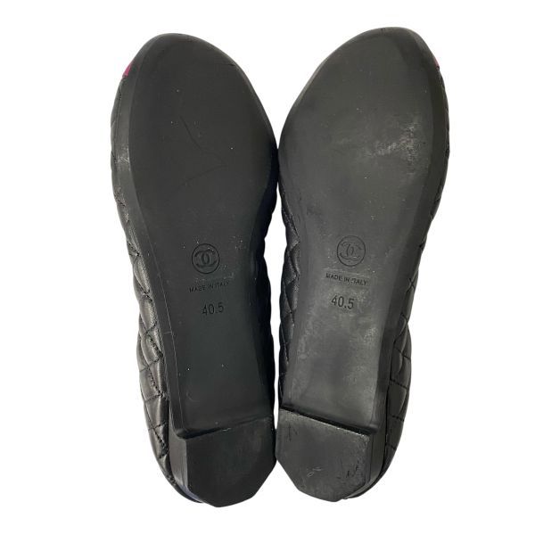 ○ シャネル CHANEL バレエシューズ ココマーク カメリア