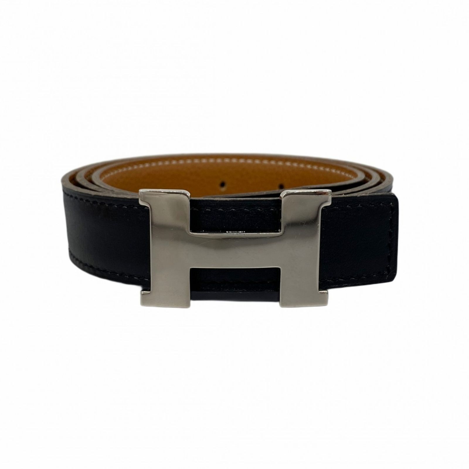 エルメス Hermes エルメス ベルト コンスタンス ボックスカーフ トゴ ブラック ゴールド メンズ レディース