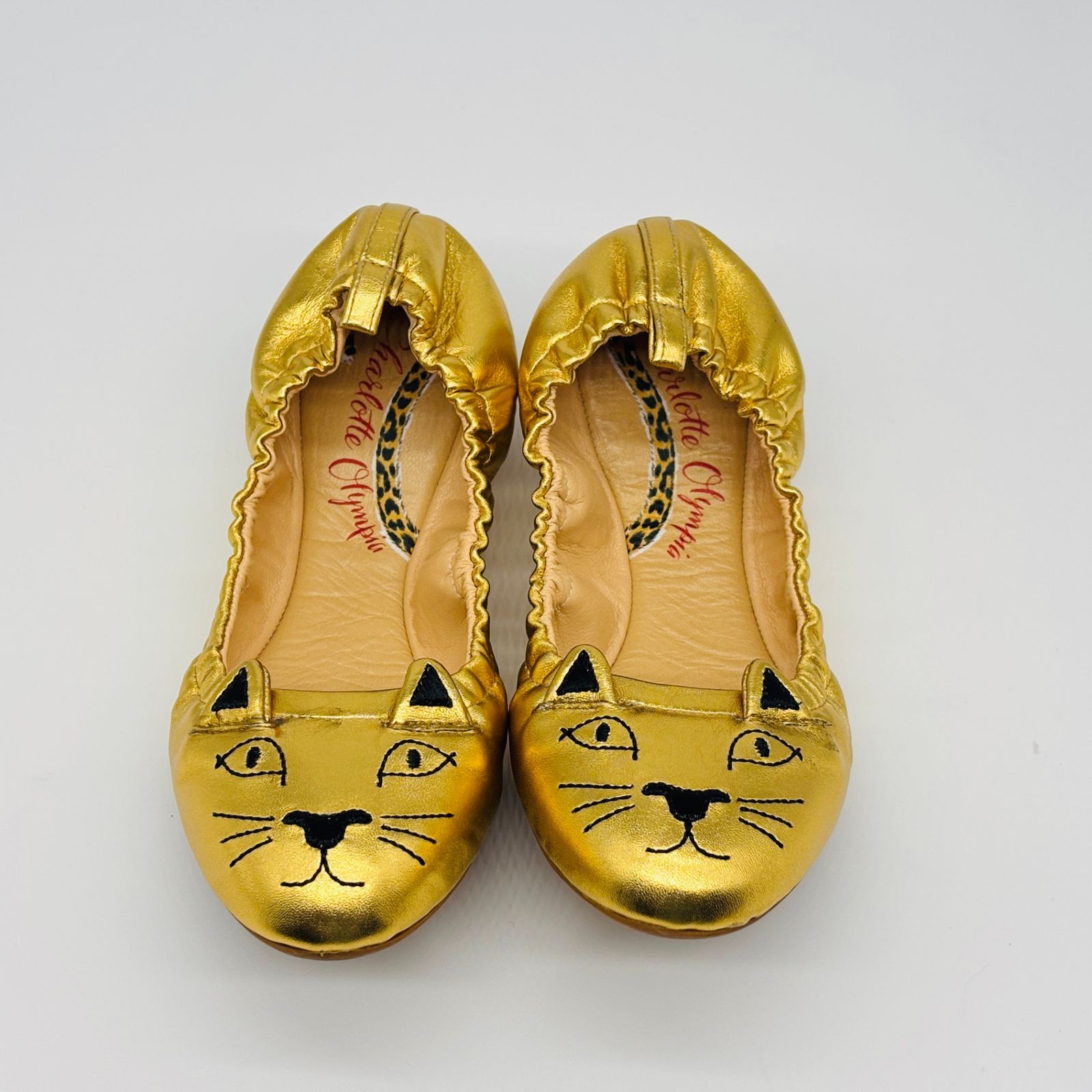 シャーロットオリンピア フラットシューズ サイズ38 猫 オンライン