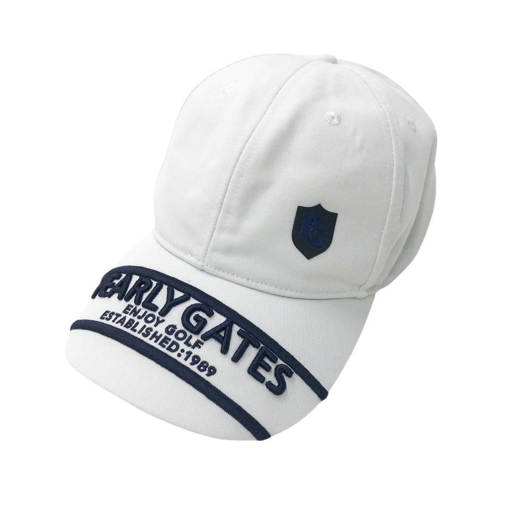 PEARLY GATES パーリーゲイツ  キャップ  ホワイト系 FR [240101358421] ゴルフウェア ストスト