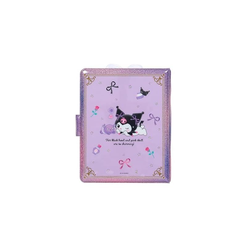 サンリオ SANRIO ときめくシール＆シール手帳 クロミ 収納 チャーム付き シール台紙 貼って剥がせる スライダー付きケース お手紙風メモ 1