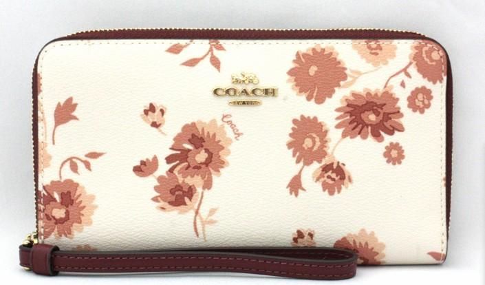 新品 値下げ❣️COACH シグネチャー ポーチ財布 プレーリーデイジー