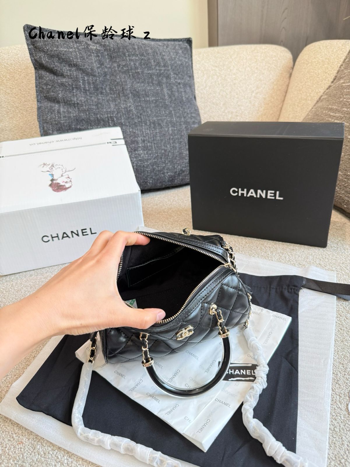 25C CHANELCC ミニボストンバッグ デイリーに使える♪ 25C CHANELCC ミニボストンバッグ デイリーに使える♪ バッグ