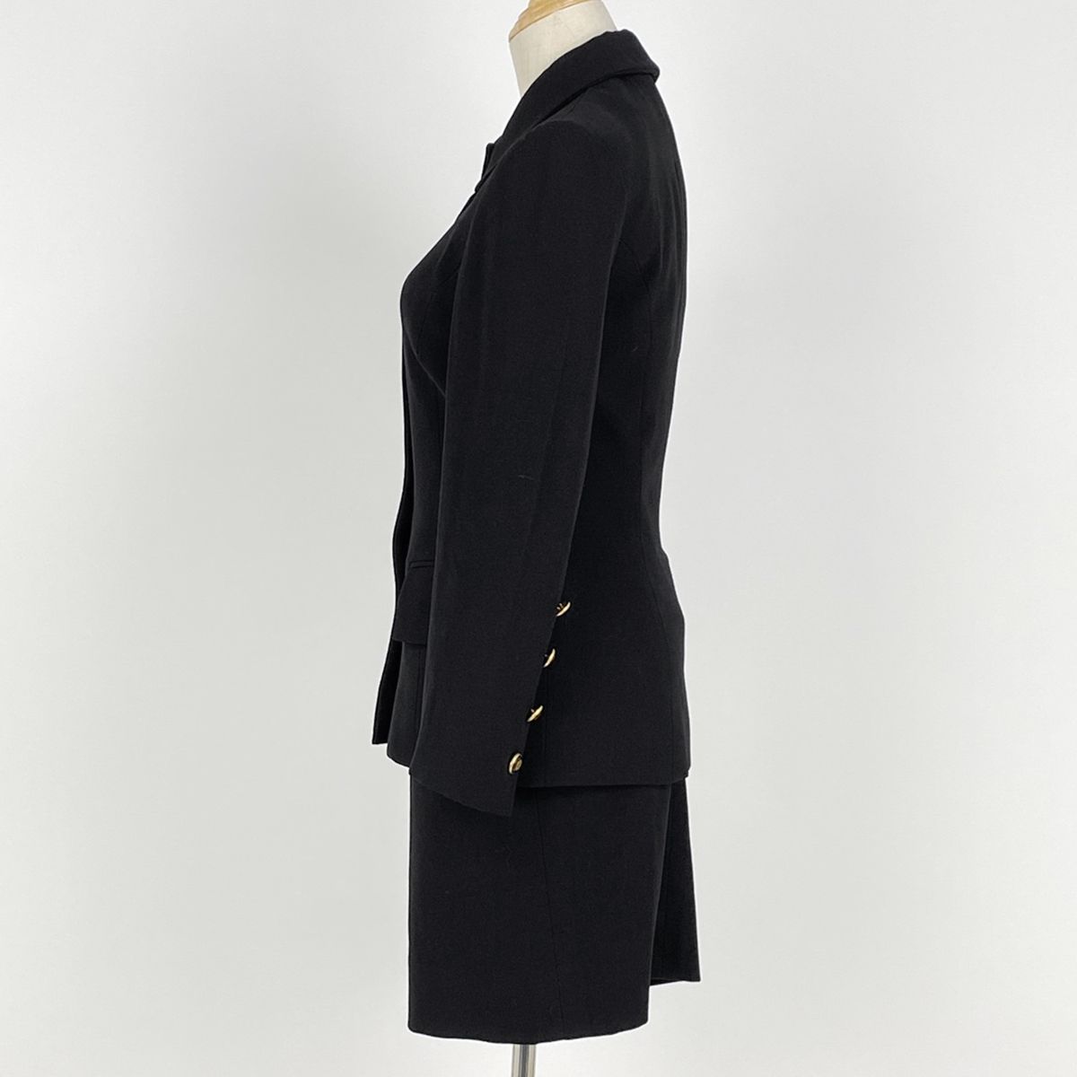 セリーヌ CELINE セットアップ スカートスーツ セットアップ スカートスーツ ウール ブラック レディース