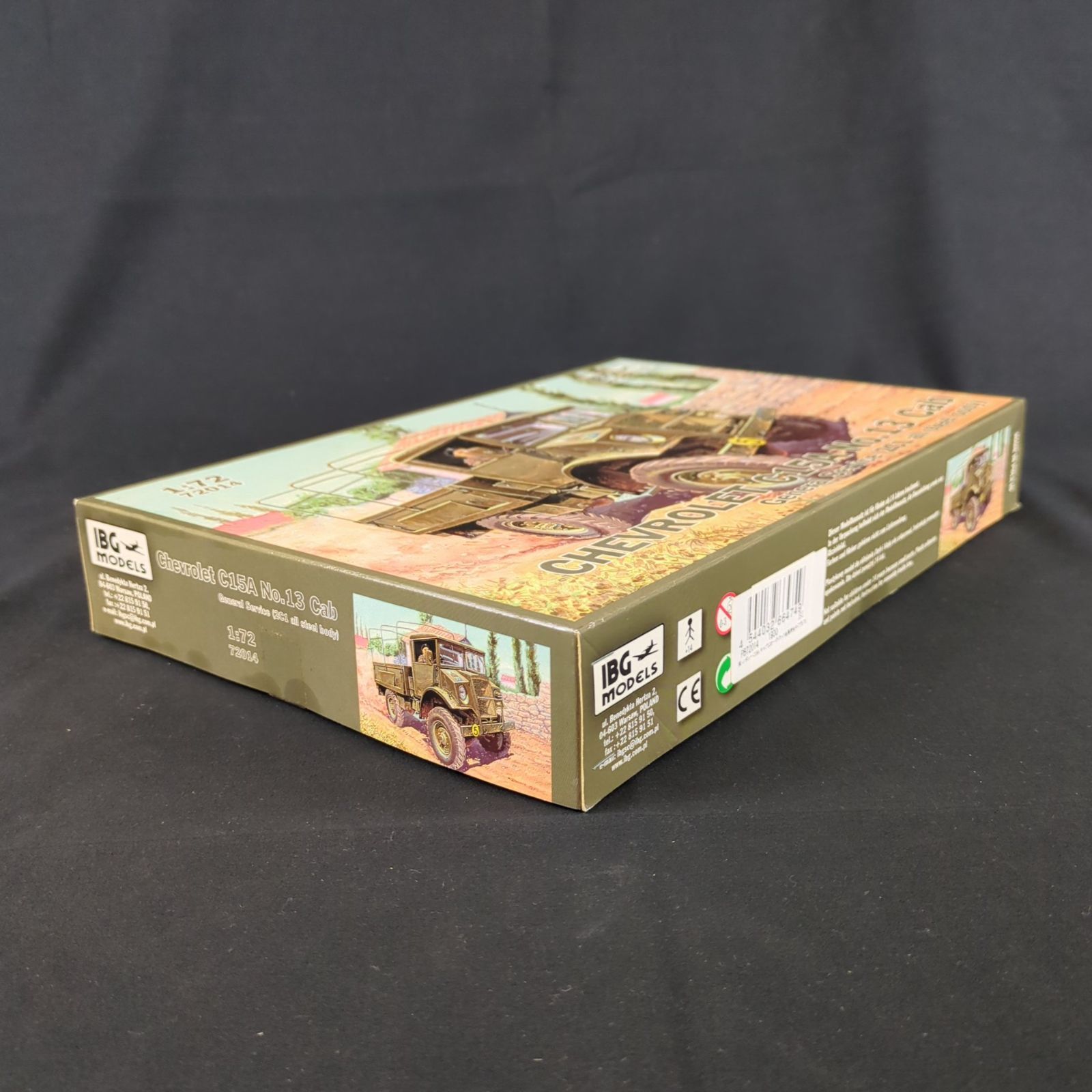 輸入キット IBG MODELS 72014 1 72 Chevrolet C15A No.13 Cab General Service 2C1 all steel body 英 シボレーC15A キャブ13 カーゴトラック 金属荷台タイプ