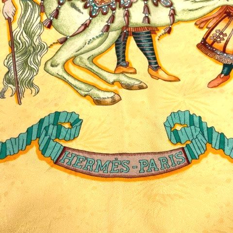 HERMES エルメス CARRE 90 カレ 90 soleil de soie シルクの太陽