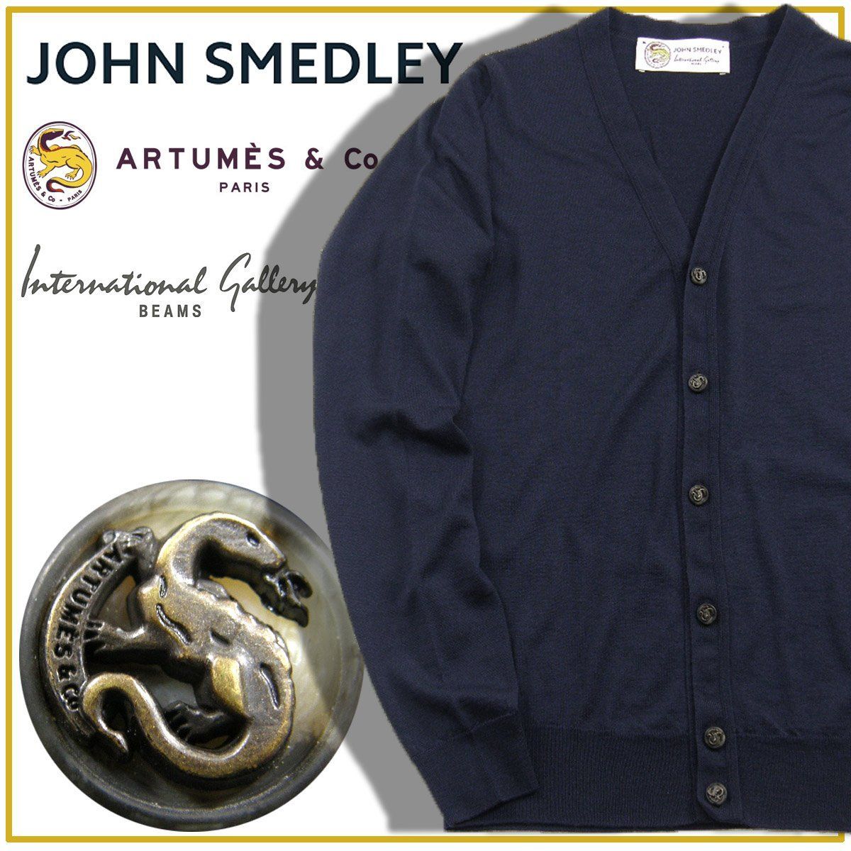 新品】 JOHN SMEDLEY × ARTUMES & Co. × International Gallery BEAMS 