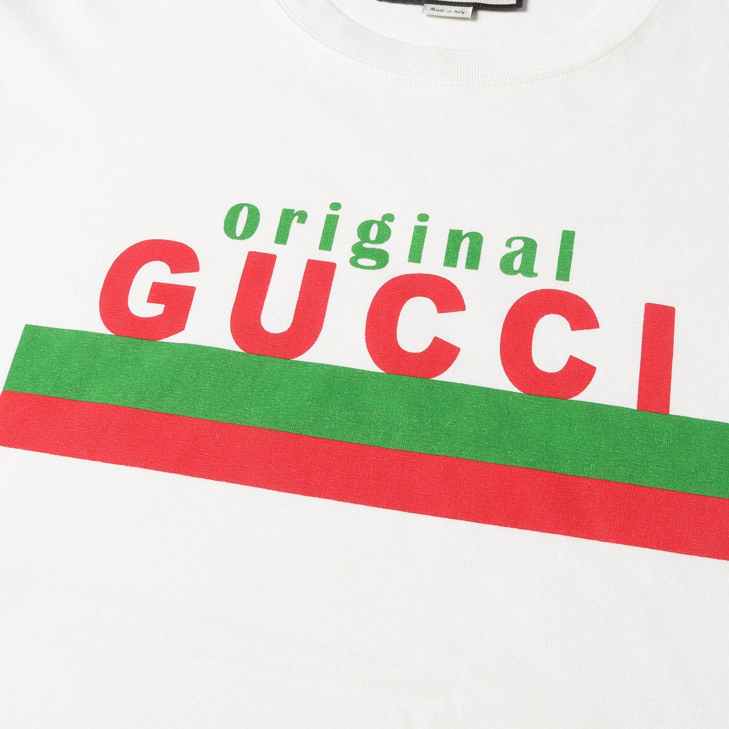 GUCCI グッチ ORIGINAL プリント オーバーサイズ ロゴ Tシャツ