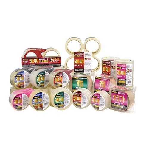  3 M スコッチ ガムテープ 梱包テープ 重量用 48 mm 50 6巻パック 315 6 P 布テープ テープ マスキングテープ