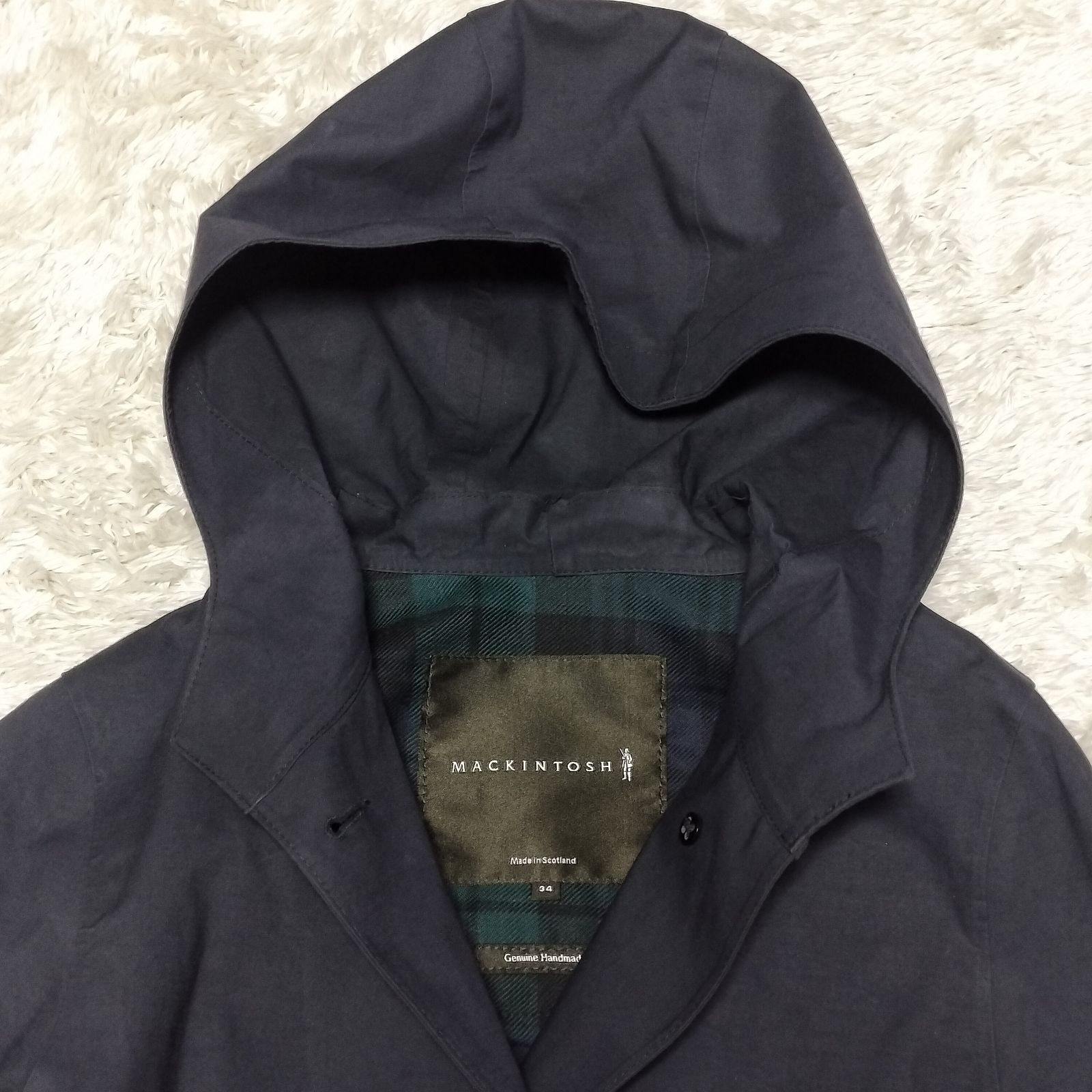 MACKINTOSH ロングコート ゴム引きコート 34サイズ XSサイズ相当 