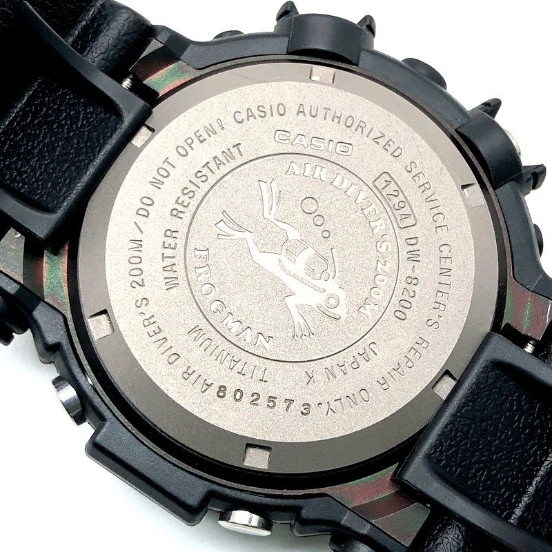 G-SHOCK FROGMAN DW-8200 MIB 黒銀 DW-8200BM-1T
