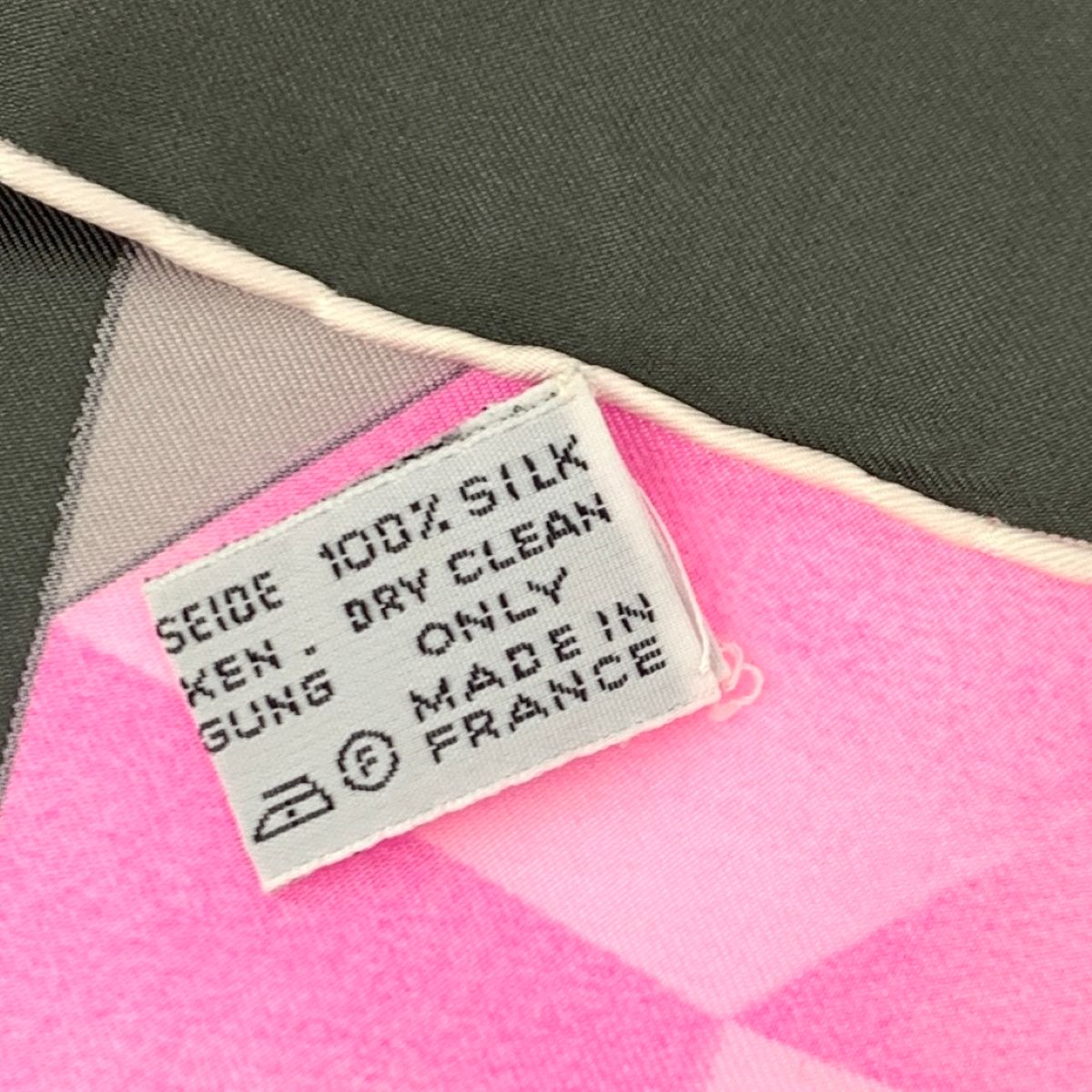 Cartier カルティエ スカーフ ピンク シルク100％ レディース