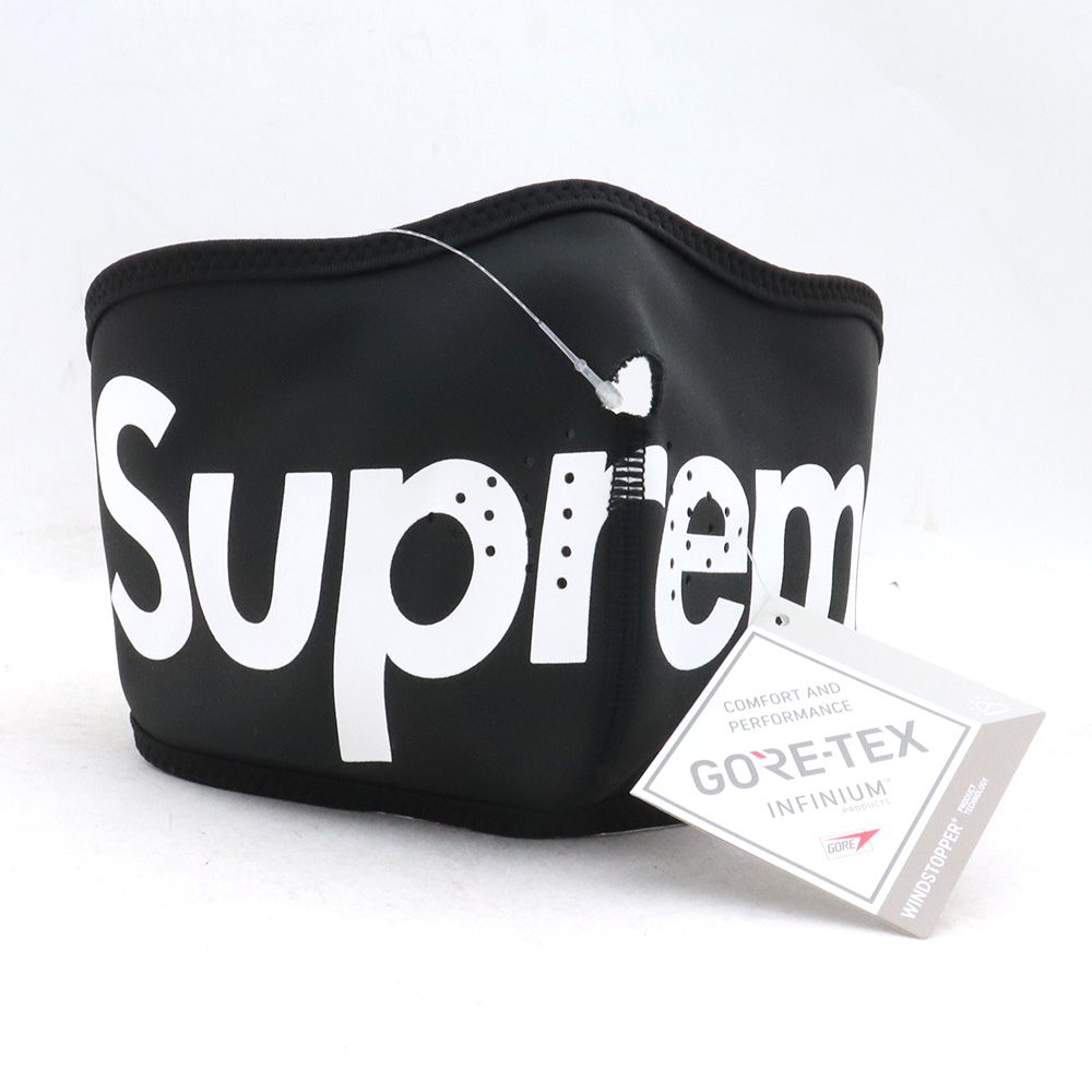 supreme フェイスマスク　ブラック　新品未使用　ノベルティー付 未使用 SUPREME フェイスマスク - メルカリ
