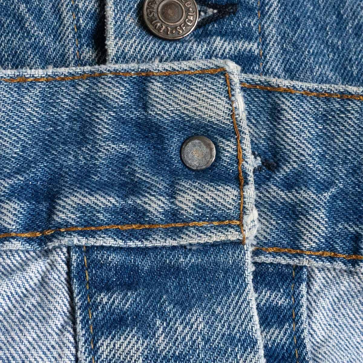 雰囲気抜群/ビッグサイズ】 LEVI'S 【70s 71205 4th デニムジャケット 】44L 70年代 リーバイス スモールe 2409430  - メルカリ