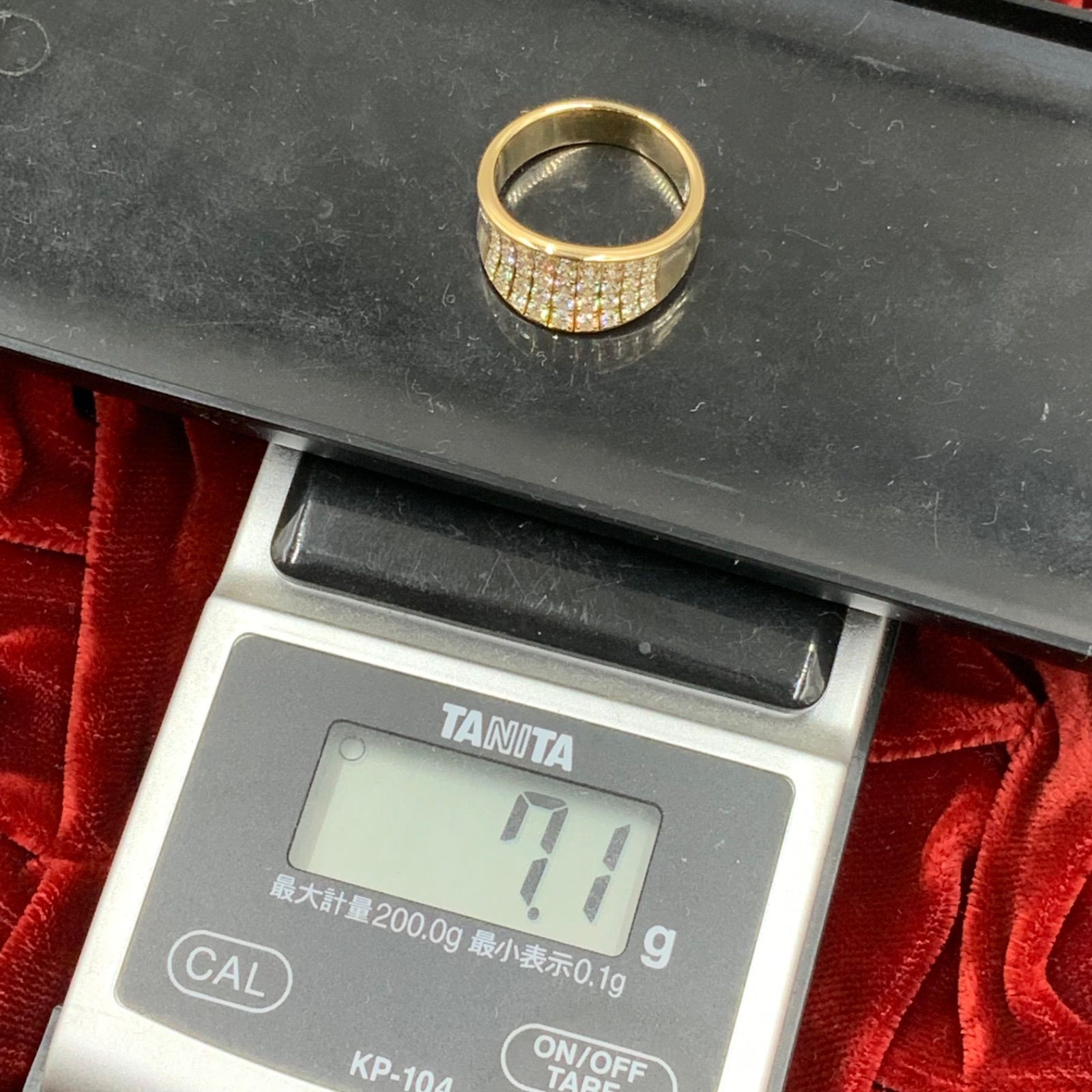 K18 ダイヤモンド リング 7.1g 約11.5号 0.68ct - メルカリ