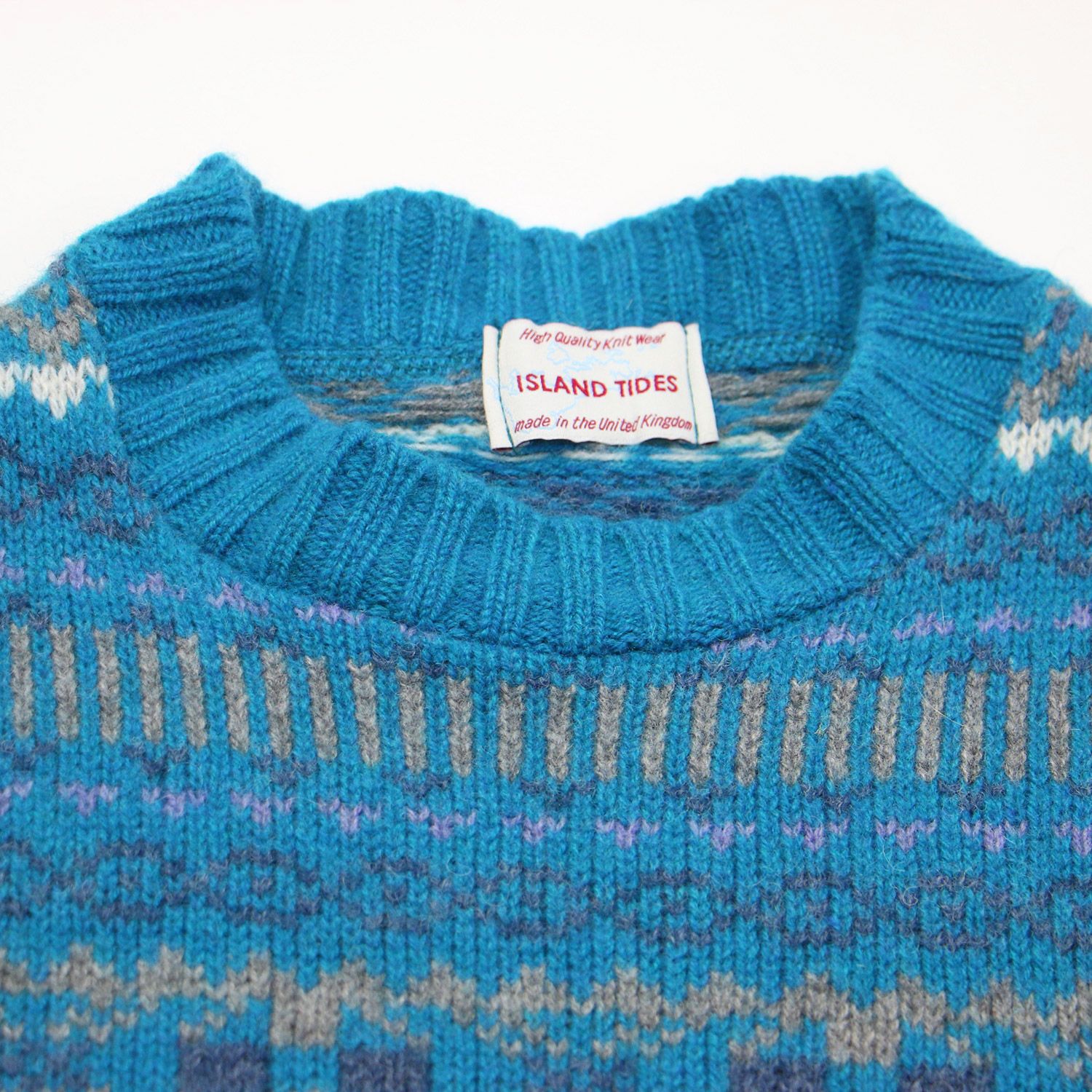 ISLAND TIDES アイランドタイド BEAUTY&YOUTH 別注 ニット ブルー系  