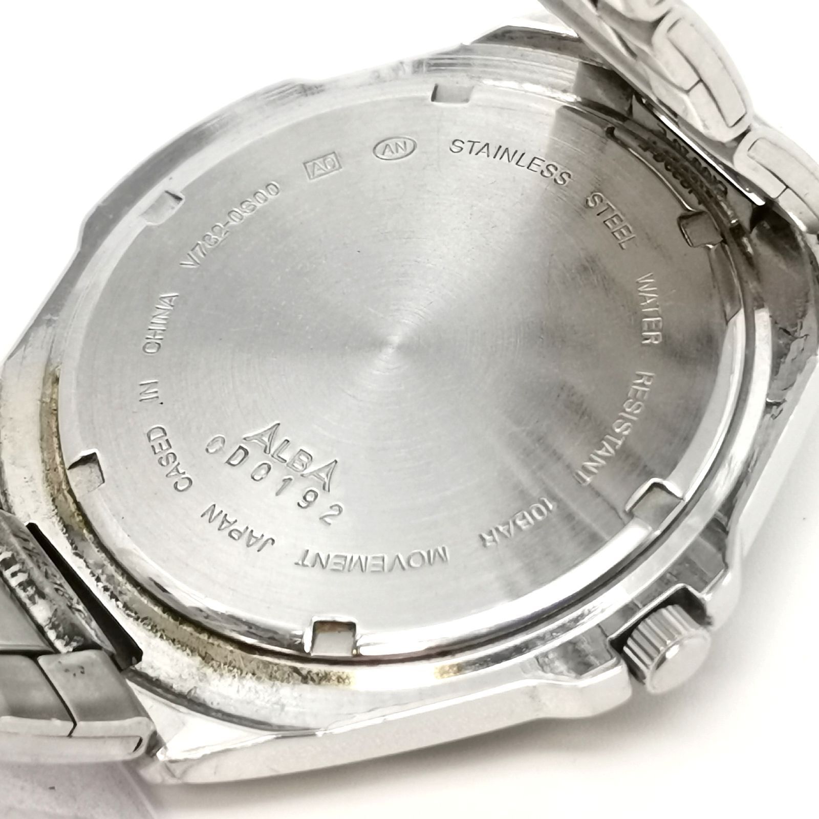 SEIKO ALBA セイコー アルバ V732-0S00 文字盤ブルー クオーツ メンズ